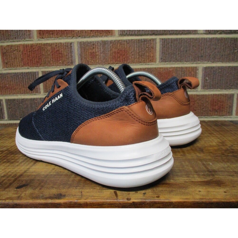 Cole Haan Mens Grandsport Journey Knit Sneakers C32582 Blue Shoes Size 10 M - Picture 11 of 16